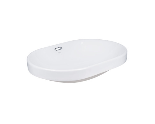 Раковина Qtap Leo 590x400x170 White з донним клапаном QT11114028W