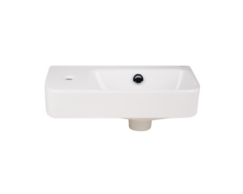 Раковина Qtap Tern 450х260х155 White з донним клапаном QT17115117LW
