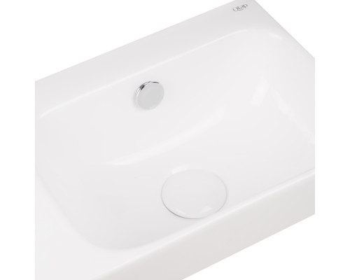 Раковина Qtap Tern 450х260х155 White з донним клапаном QT17115117LW