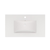 Раковина Qtap Albatross New 810x470x180 White з донним клапаном QT0111750680W