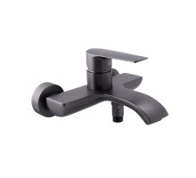 Змішувач для ванни Qtap Zelnava QTZELN3050101G Graphite