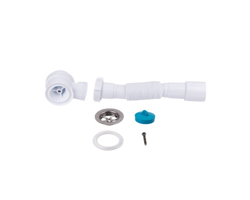 Сифон для душового піддона Lidz (WHI) 60 04 P002 01 (вихід 40/50 мм)