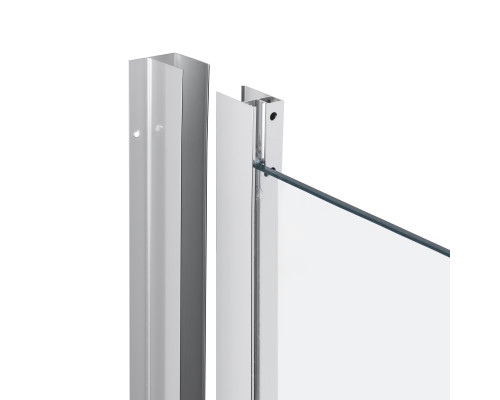 Душова кабіна Qtap Taurus CRM1011SC6 100x100 см, скло Clear 6 мм, покриття CalcLess без піддона