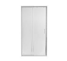 Душові двері в нішу Qtap Taurus CRM209-1.C6 90-100x185 см, скло Clear 6 мм, покриття CalcLess