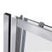 Душові двері в нішу Qtap Taurus CRM201-11.C6 110-120x200 см, скло Clear 6 мм, покриття CalcLess