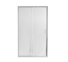 Душові двері в нішу Qtap Taurus CRM2012-13.C6 120-130x185 см, скло Clear 6 мм, покриття CalcLess