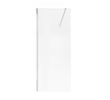 Душова перегородка Qtap Walk-In Standard CRM209.C8 90х190 см, скло Clear 8 мм, покриття CalcLess