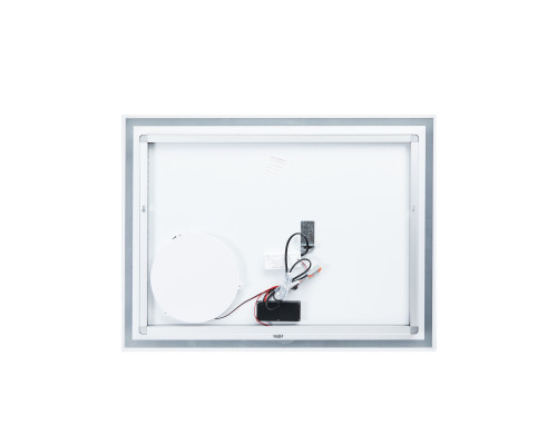 Дзеркало Qtap Stork 800х600 з LED-підсвічуванням Touch, лінза, цифровий годинник, димер, рег. яскравості QT157814226080W