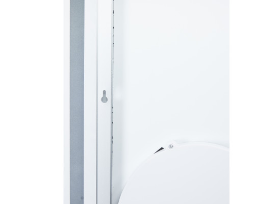 Дзеркало Qtap Stork 800х600 з LED-підсвічуванням Touch, лінза, цифровий годинник, димер, рег. яскравості QT157814226080W