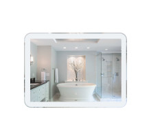 Дзеркало Qtap Swan 1000х700 з LED-підсвічуванням Touch, димер, рег. яскравості QT1678141470100W