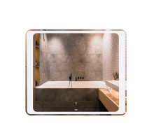 Дзеркало Qtap Leo 800х700 з LED-підсвічуванням Touch, димер, рег. яскравості QT117814187080W