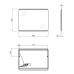 Дзеркало Qtap Tern 800х600 з LED-підсвічуванням, QT177812086080W