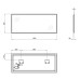 Дзеркало Qtap Tern 1200x500 з LED-підсвічуванням Sensor, QT1778140450120W
