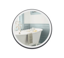 Дзеркало Qtap Robin R600 з LED-підсвічуванням Touch, з антизапотіванням, з димером, рег. темп. кольору (3000-6500K) QT13786501B