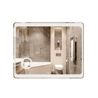 Дзеркало Qtap Aquarius 1000х800 з LED-підсвічуванням, лінза, QT2178141980100W Дзеркало Qtap Aquarius 1000х800 з LED-підсвічуванням, лінза, QT2178141980100W