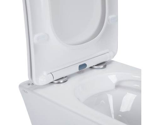 Унітаз підвісний Qtap Presto безобідковий з сідінням Soft-close QT24332615EW