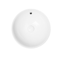 Раковина-чаша Qtap Robin 410х410х180 White з донним клапаном QT1311A004W