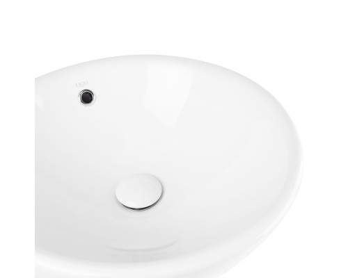 Раковина-чаша Qtap Robin 383х383х175 White з донним клапаном QT1311L408W