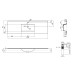 Раковина Qtap Albatross E 1500х460х180 White з донним клапаном QT01119150EW