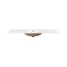 Раковина Qtap Albatross E 1500х460х180 White з донним клапаном QT01119150EW
