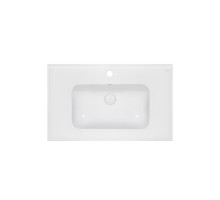 Раковина Qtap Albatross E49 800х490х200 White з донним клапаном QT01119080E49W
