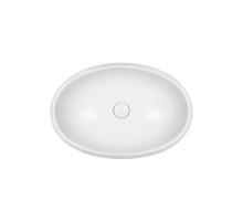 Раковина-чаша Qtap Leo 600х400х155 White з донним клапаном QT11117060GW