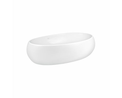 Раковина-чаша Qtap Leo 600х400х155 White з донним клапаном QT11117060GW