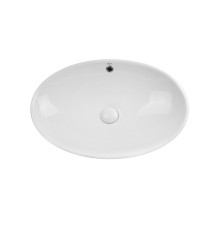 Раковина-чаша Qtap Dove 625х415х150 White з донним клапаном QT06113077W