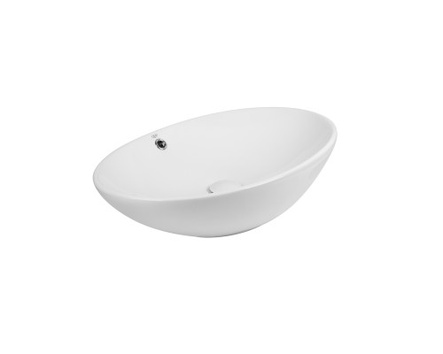 Раковина-чаша Qtap Dove 625х415х150 White з донним клапаном QT06113077W