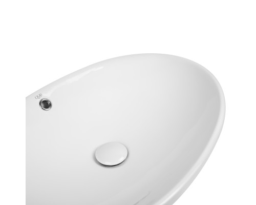 Раковина-чаша Qtap Dove 625х415х150 White з донним клапаном QT06113077W