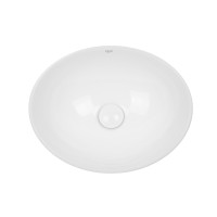 Раковина-чаша Qtap Dove 420x330x150 White з донним клапаном QT06113078W
