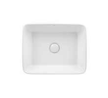 Раковина-чаша Qtap Tern 480х370х135 White з донним клапаном QT17112074W