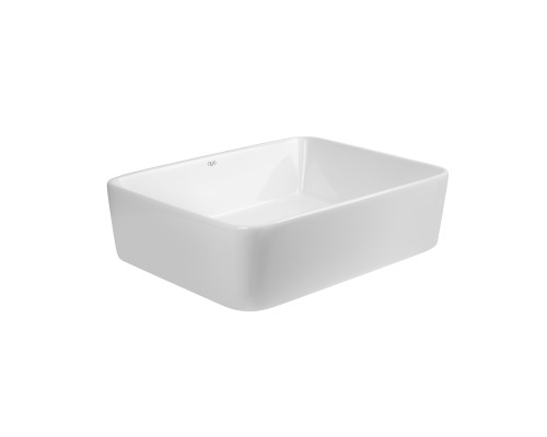 Раковина-чаша Qtap Tern 480х370х135 White з донним клапаном QT17112074W