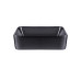 Раковина-чаша Qtap Tern 475х370х140 Matt black з донним клапаном QT172074MBMB