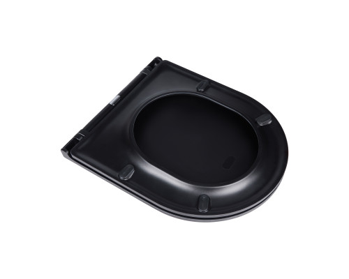 Унітаз підвісний Qtap Virgo безобідковий з сидінням Soft-close QT1833051ERMB