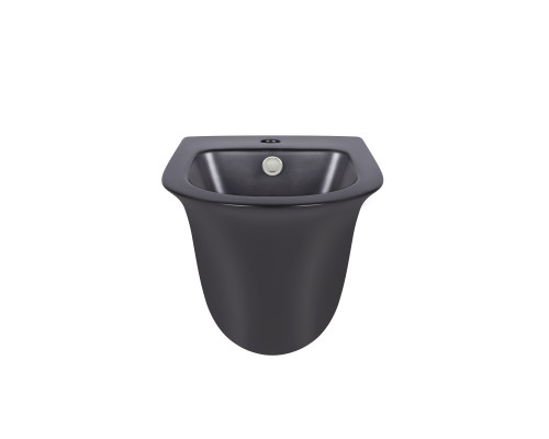 Біде підвісне Qtap Virgo 485х345х365 Matt black QT1855051FMB