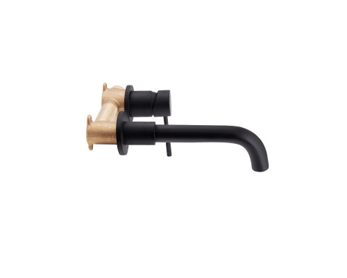 Змішувач для раковини Qtap Scorpio прихованого монтажу QTSCOR3050105B Black Matt