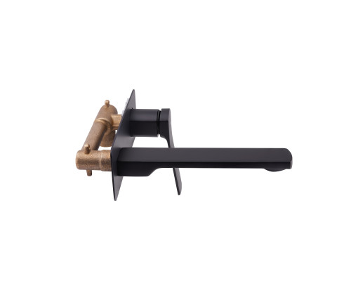 Змішувач для раковини Qtap Slavonice прихованого монтажу QTSLA3040103DB Black Matt