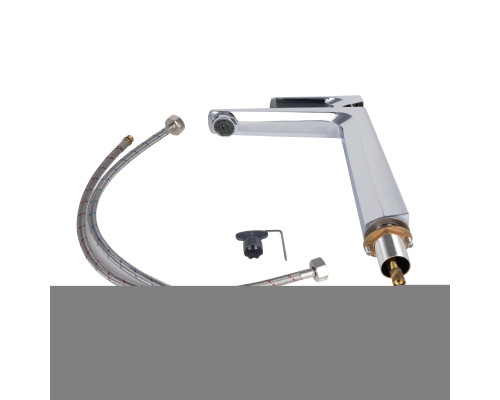 Змішувач для раковини Qtap Matice високий 1063H103C Chrome