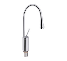 Змішувач для раковини Qtap Virgo з поворотним виливом високий QTVIR1066H103C Chrome