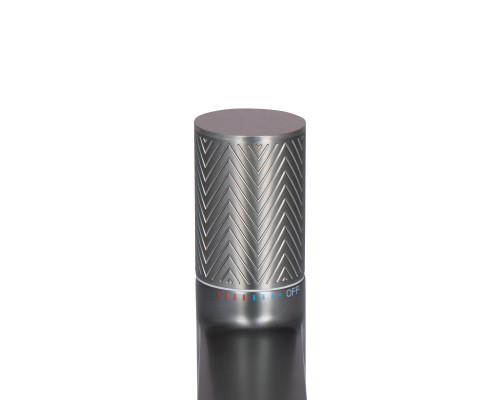Змішувач для раковини Qtap Brno з прогресивним картриджем 1067103K Gunmetal Black PVD