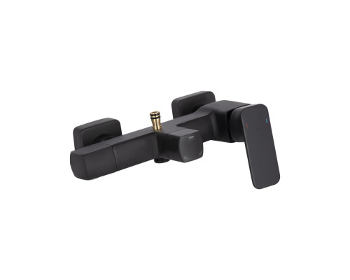 Душова система для кабіни Qtap Capricorn на три споживача (з виливом) 53103KNB Black Matt