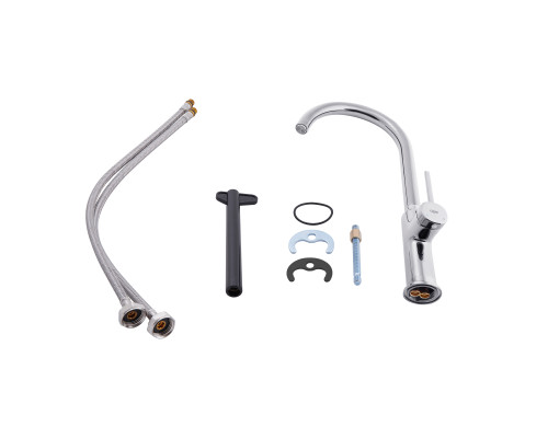 Змішувач для кухні Qtap Robin QTROB9060102C Chrome