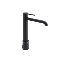 Змішувач для раковини Qtap Robin високий QTROB1060H102B Black Matt