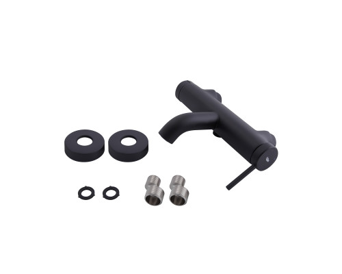 Змішувач для ванни Qtap Robin QTROB3060102B Black Matt