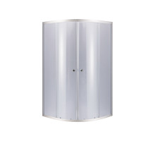 Душова кабіна Lidz Latwa SC80x80.SAT.MID.GR, скло тоноване 4 мм без піддона