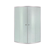 Душова кабіна Lidz Latwa SC90x90.SAT.MID.FR, скло Frost 4 мм без піддона
