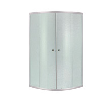 Душова кабіна Lidz Latwa SC90x90.SAT.LOW.FR, скло Frost 4 мм без піддона