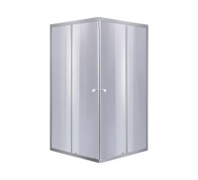 Душова кабіна Lidz Wawel SC90x90.SAT.LOW.GR, скло тоноване 4 мм без піддона