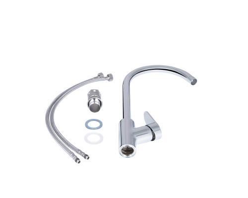 Змішувач для кухні Lidz Like 015F (k35) LDLIK015FCRM42317 Chrome